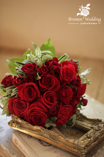 クリスマスブーケ　結婚