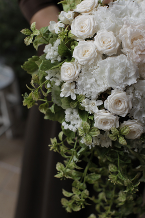 フェミニンなウェディングブーケ