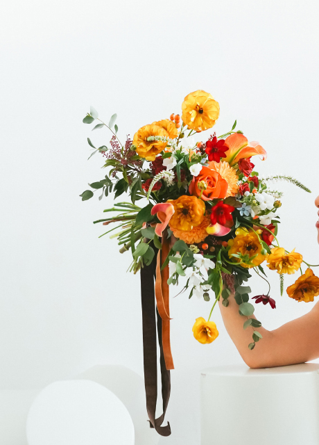 フォトウェディングのブーケ